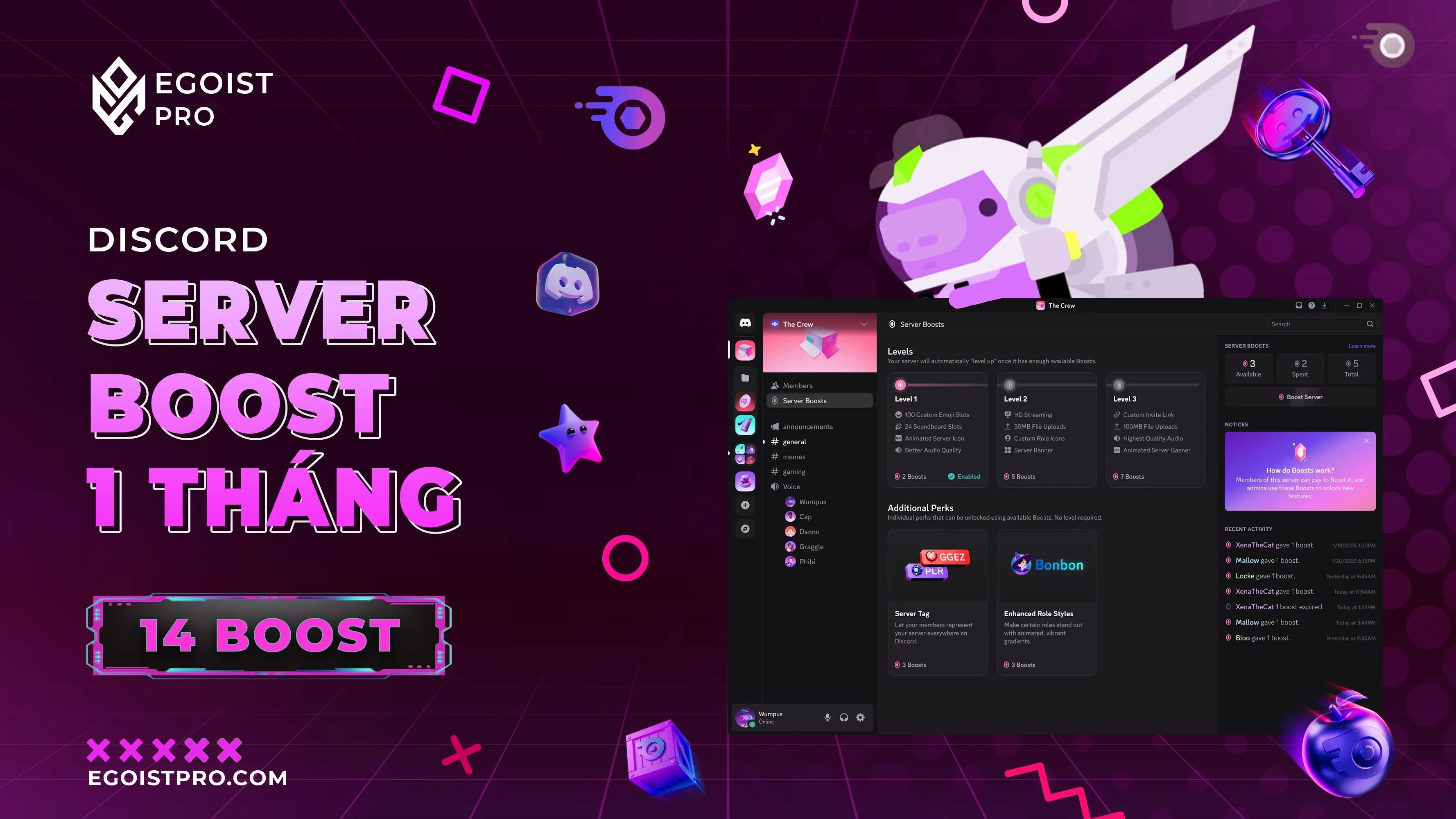 14 Boost 1 Tháng