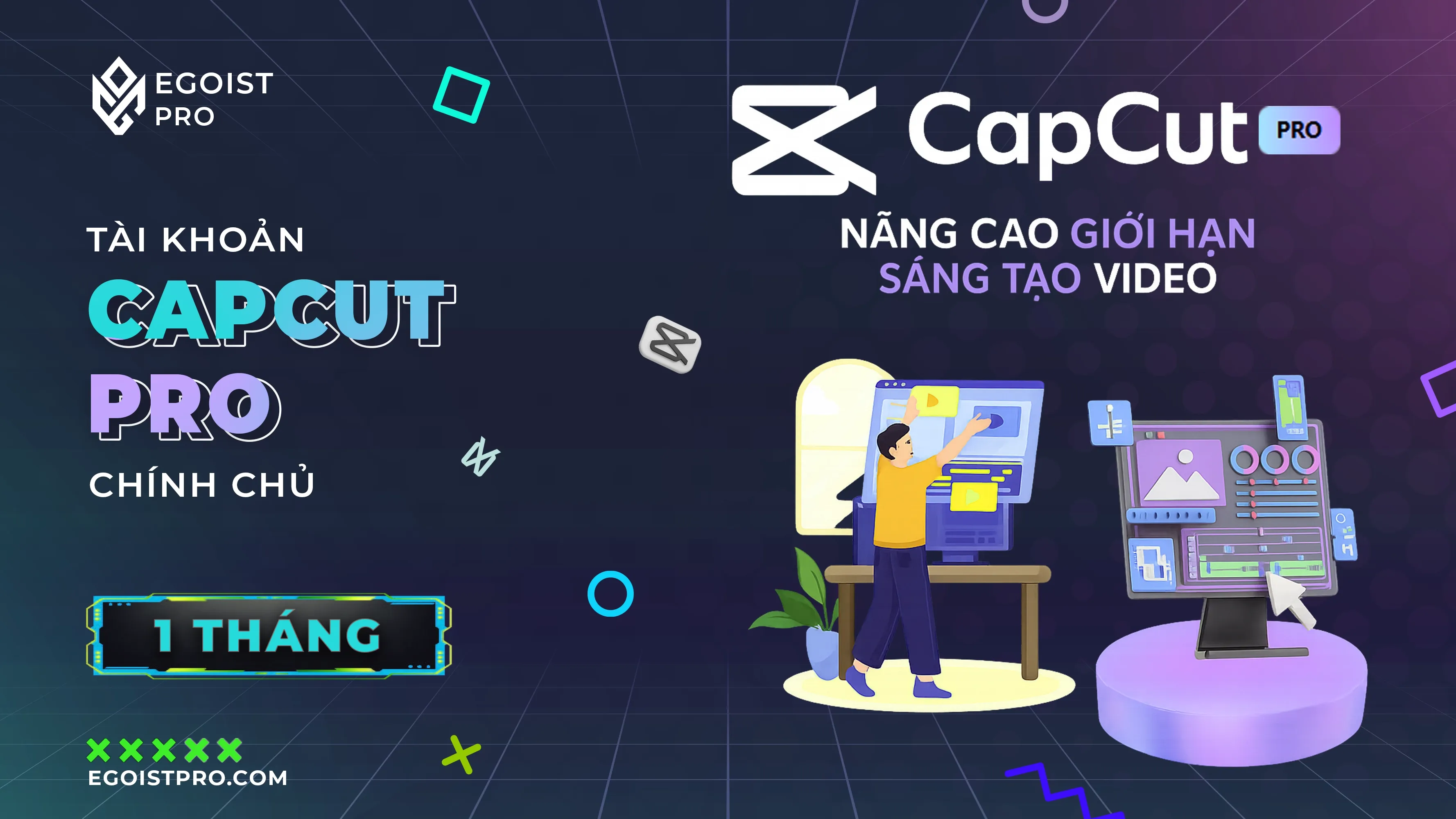 Tài Khoản Capcut Pro 1 Tháng