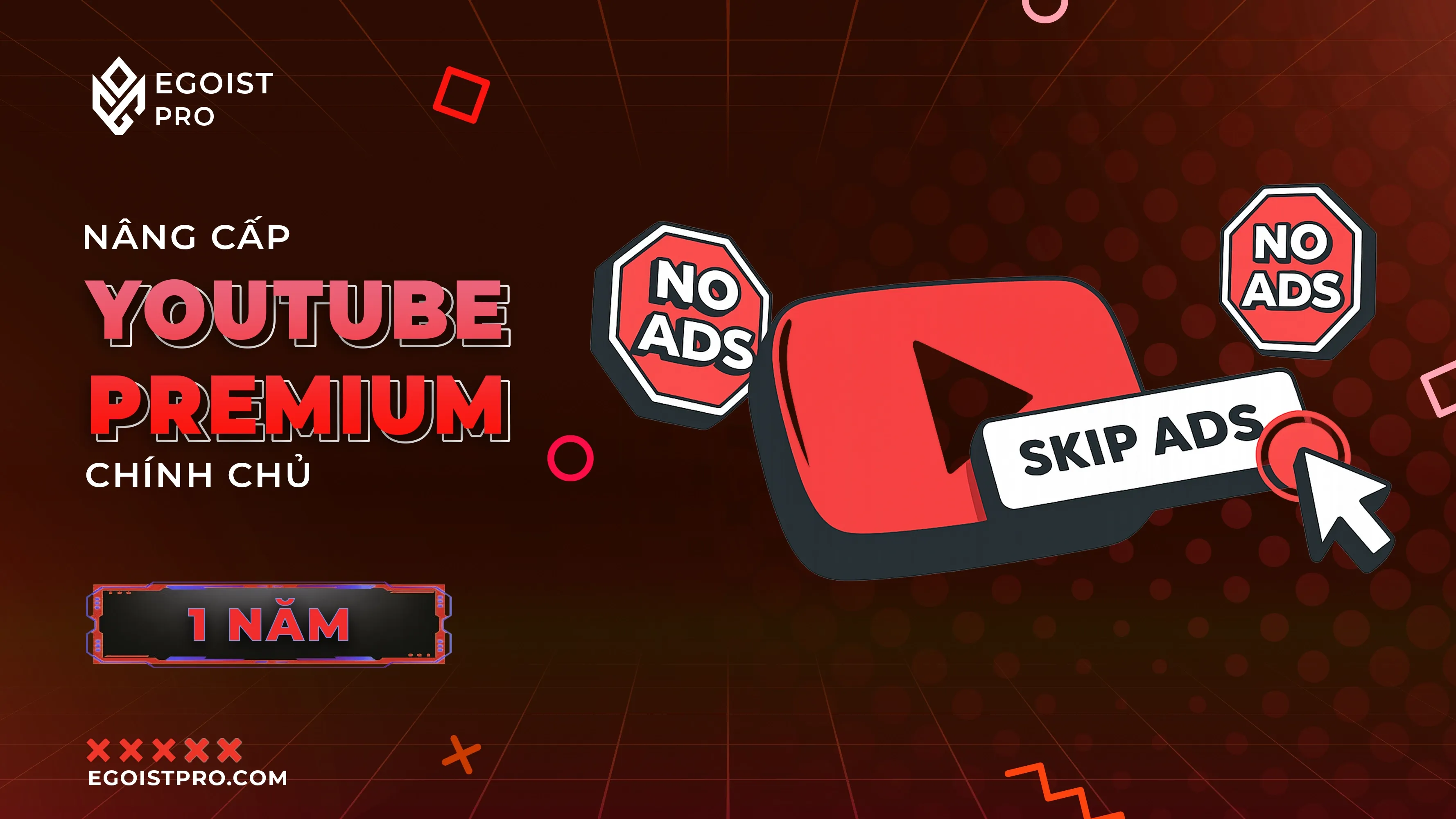 Youtube Premium 1 Năm